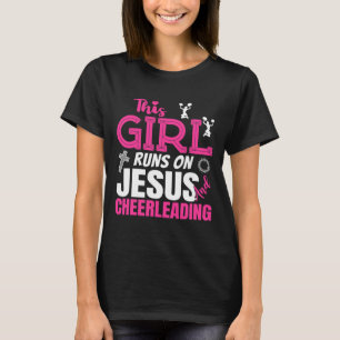Lustig Christlich Dieses Mädchen Läuft Auf Jesus U T-Shirt