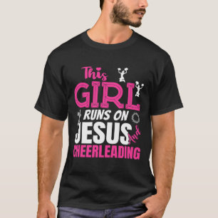 Lustig Christlich Dieses Mädchen Läuft Auf Jesus U T-Shirt