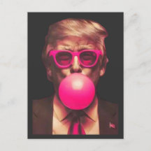 Lustig Cool Trump Bubble Gum Pink