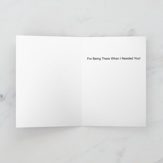 Lustig danke zu kardieren: Toilettenpapier (Innenseite)