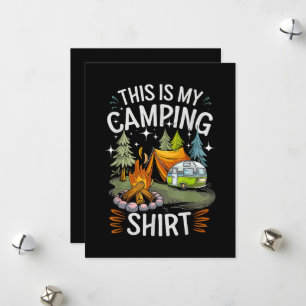 Lustig Das Ist Mein Camping Für Camper Feiertagskarte