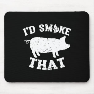 Lustig, dass ich dieses Schwein rauchen würde Vint Mousepad