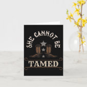 lustig, dass sie nicht gezähmt werden kann karte (Gelbe Blume)