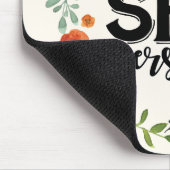 Lustig dennoch bestand sie niedliches Vintages Mousepad (Ecke)