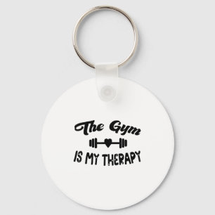 Lustig Der Fitnessstudio Ist Meine Therapie Motiva Schlüsselanhänger
