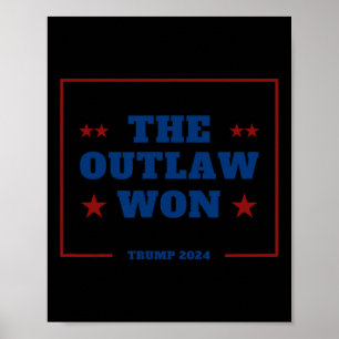 Lustig Der Gesetzlose gewann Trump Squad Republika Poster