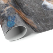 Lustig der schmutzige Sturm-Tür-Beagle Geschenkpapier (Rolleneckpunkt)