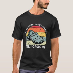 Lustig, die Party beginnt erst, wenn ich in Vintag T-Shirt