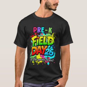 Lustig, die Spiele beginnen Vorschul-Sportfest 202 T-Shirt