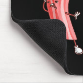 Lustig Don't Go Bacon My Heart Cool Bacon And Egg Mousepad (Ecke)