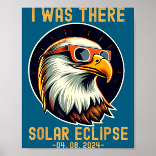 Lustig dort Totale Sonnenfinsternis Vintage Poster