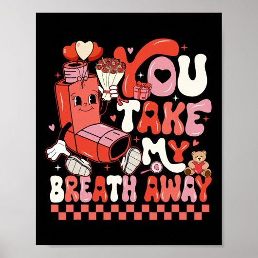 Lustig Du nimmst mir den Atem Rt Lung Squad Valent Poster (Vorne)