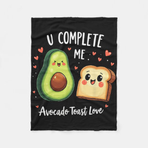 Lustig, du vervollständigst mich, süßer Avocado-To Fleecedecke