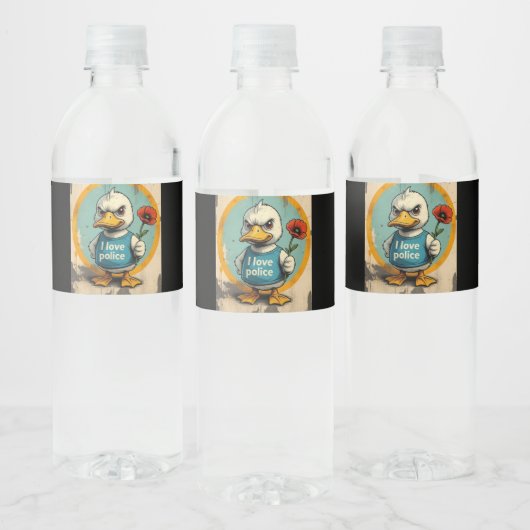 lustig dumm wasserflaschenetikett (Flaschen)