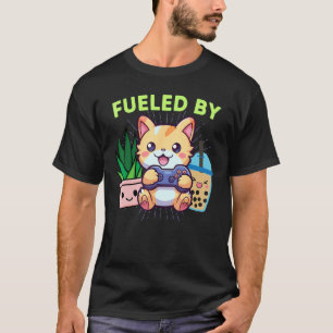 Lustig Durch Gamer-Katze Pflanzen Boba Videospiele T-Shirt