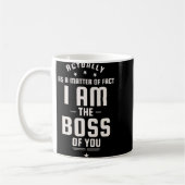 Lustig, eigentlich bin ich Ihr Chef Kaffeetasse (Links)