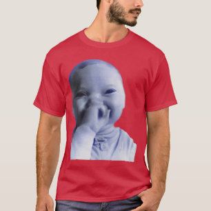 Lustig, ein Lachen zurückhalten, Ai Baby lachendes T-Shirt