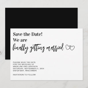 Lustig: Endlich heiraten!  Save The Date
