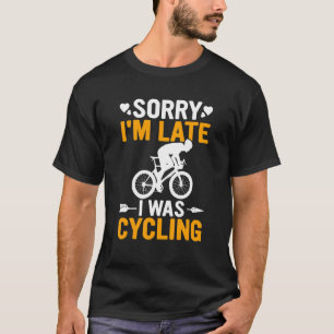 Lustig Entschuldigung ich bin spät dran ich war Fa T-Shirt