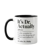 Lustig Er ist eigentlich Dr. Definition PhD Abschl