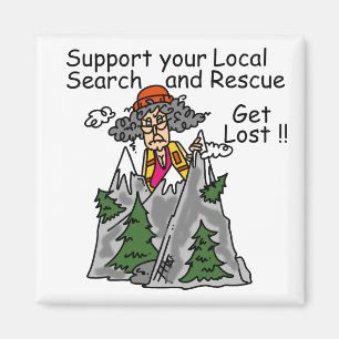 Lustig erhalten Sie verloren Magnet