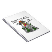 Lustig erhalten Sie verloren Notizblock (Rechte Seite)