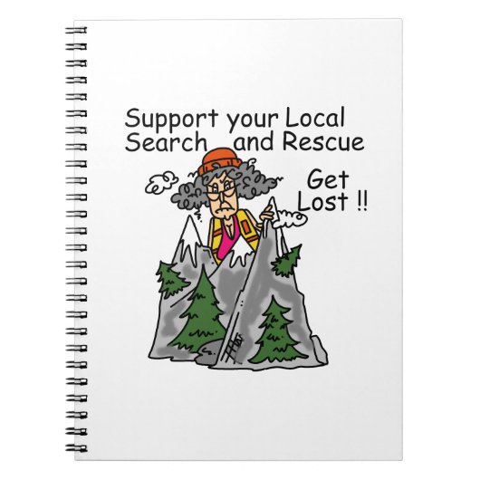 Lustig erhalten Sie verloren Notizblock (Vorderseite)