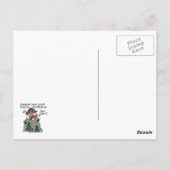 Lustig erhalten Sie verloren Postkarte (Rückseite)