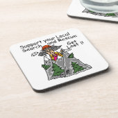 Lustig erhalten Sie verloren Untersetzer (Linke Seite)