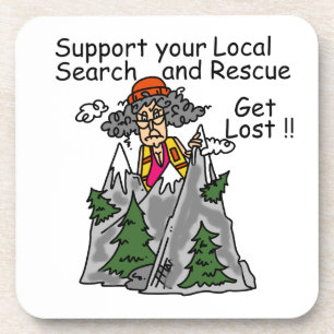 Lustig erhalten Sie verloren Untersetzer