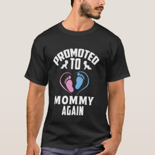 Lustig erneut zur Mutti befördert Gender Reveal Pi T-Shirt
