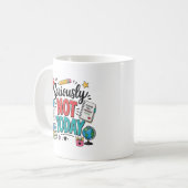 Lustig Ernsthaft Nicht Heute Lehrer Kaffeetasse (Vorderseite Links)