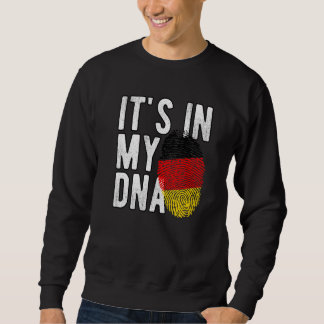 Lustig, es ist in meiner DNA Deutschland Flagge Fi Sweatshirt