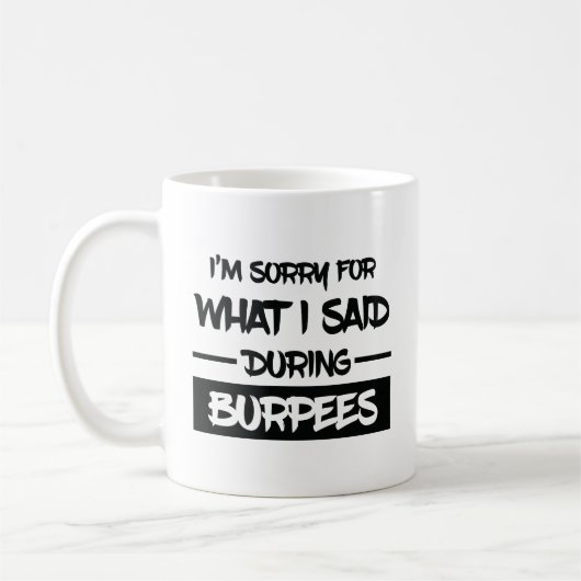 Lustig es tut mir leid für, was ich während kaffeetasse (Links)