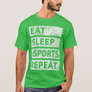 Lustig Esports Gaming Gamer Essen Schlafen Esports T-Shirt