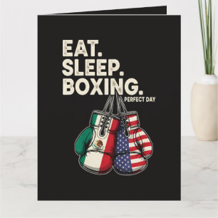 Lustig Essen Schlafen Wiederholen Boxen Karte
