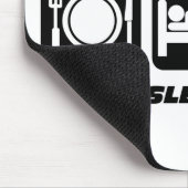 Lustig essen Sie Schlafgolf Mousepad (Ecke)