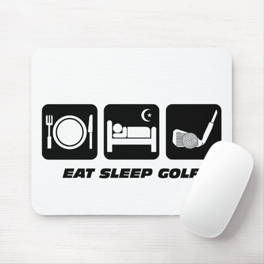 Lustig essen Sie Schlafgolf Mousepad (Mit Mouse)