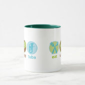 Lustig essen Sie Schlaftuba-Tassen-Geschenk Tasse (Zentrum)