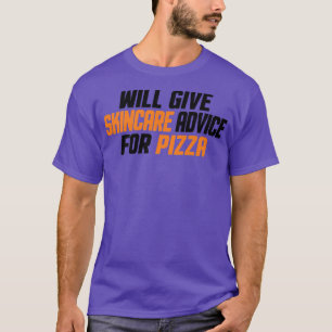 Lustig, Esthetikerin, gibt Hautpflege-Tipps für T-Shirt