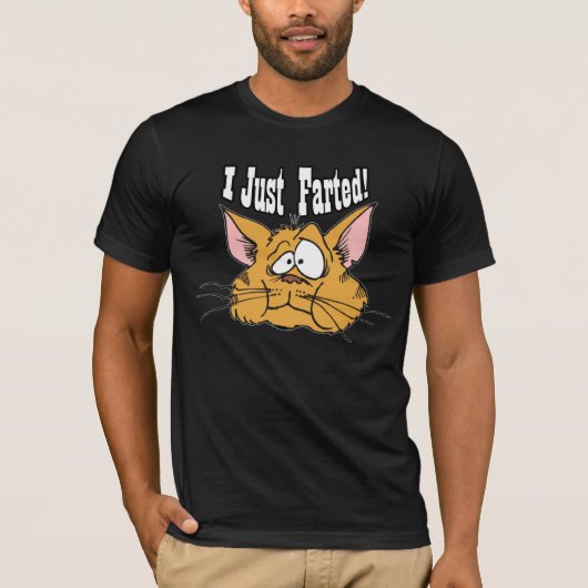 Lustig Farted ich gerade unhöflicher T - Shirt (Vorderseite)