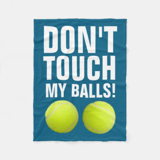 Lustig Fass Mich Nicht An Mein Pandemie-Tennis Fleecedecke