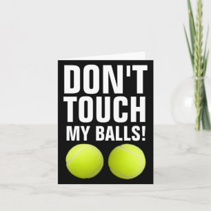 Lustig Fass Mich Nicht An Mein Pandemie-Tennis  Karte