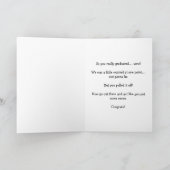 Lustig / Feierlich Karte (Innenseite)