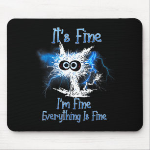 Lustig Fein Fein Alles ist Fein Katzenliebhaber Mousepad