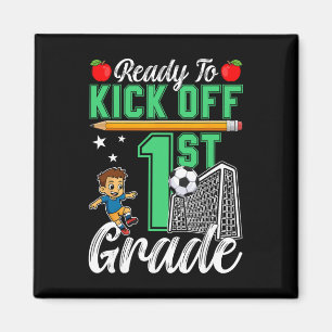 Lustig Fertig Zum Kick Off 1. Klasse Fußball Ck Zu Magnet