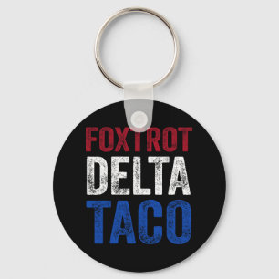 Lustig Foks Delta Taco8 Schlüsselanhänger