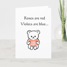 lustig freche senden Akte valentine Erwachsene Feiertagskarte