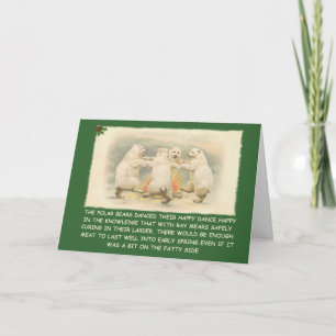 Lustig frohe Feiertage Feiertagskarte