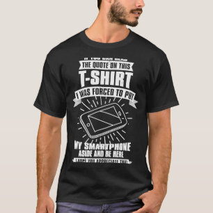 Lustig für Sohn Smartphone-Spieler Lustiger Spruch T-Shirt